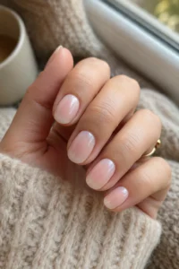 3. Soft Nude Aura Nails