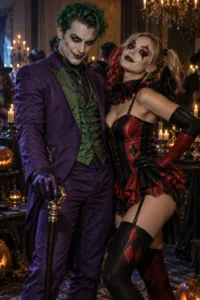 26. Comic Book Villain Duo Costume