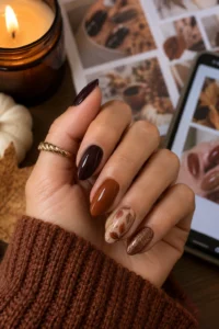 28. Fall Nail Inspo Board Look