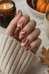 5. Marbled Swirl Design