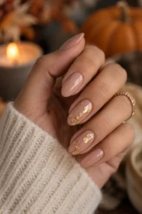 11. Golden Foil Accents
