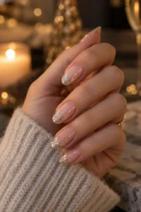 19. Sparkly Glitter Tips