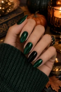 19. Emerald Green with Black