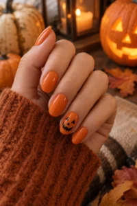 12. Smiling Jack O Lantern Face