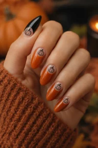 27. Negative Space Pumpkin