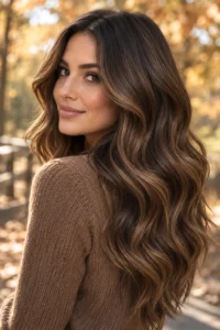 19. Chocolate Brown Balayage
