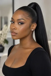 14. Sleek Ponytail