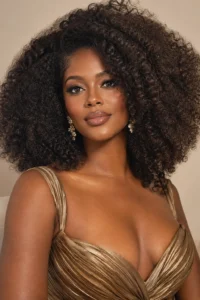 30. Voluminous Curly Blowout