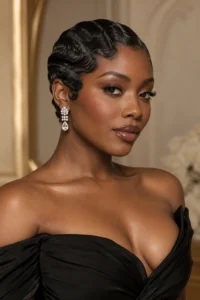 22. Finger Waves On Short Hair
