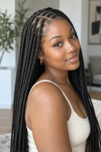 8. Knotless Braids