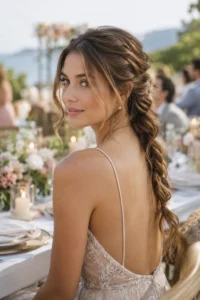 13. Boho Loose Braided Ponytail