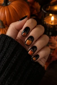 7. Classic Orange And Black Pumpkins