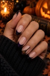 22. Broomstick French Tip Line