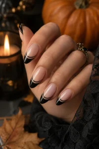 5. Double Line French Tip