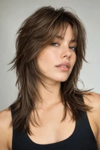 15. Wolf Cut For Straight Fine Hair