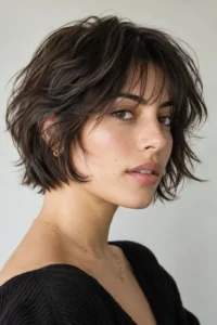 12. Chin Length Wolf Cut