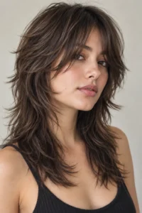 23. Wolf Cut With Face Framing Fringe