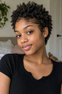 17. Natural Curl Crop