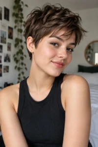 16. Textured Pixie Cut