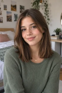 15. Simple Shoulder Length Cut