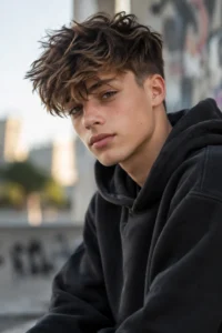 6. Messy Fringe Cut