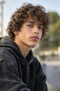 3. Curly Shag For Boys