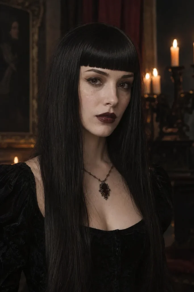 1. Blunt Vampire Fringe