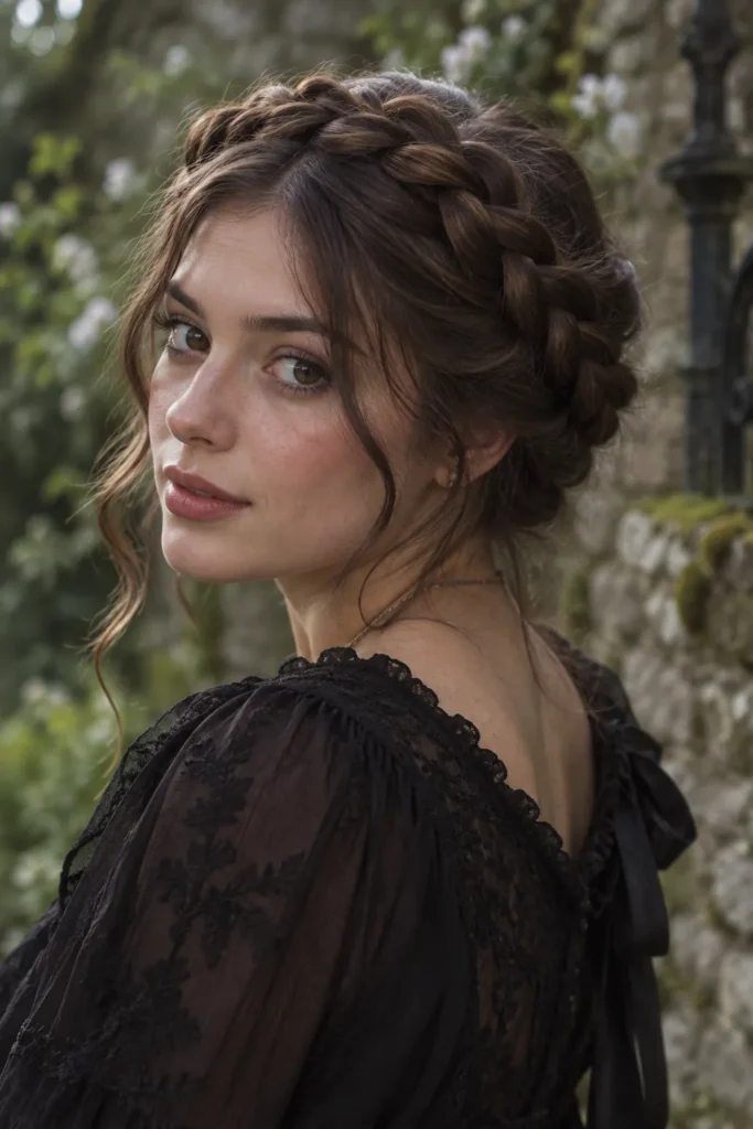 20. Gothic Crown Braid