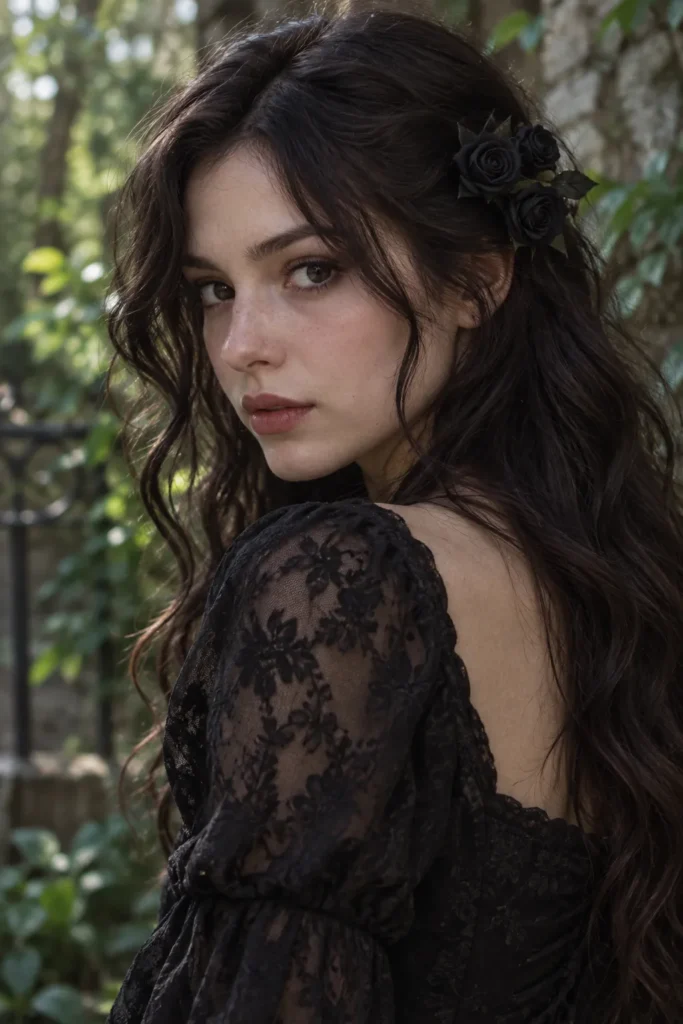 15. Dark Waves With Black Roses