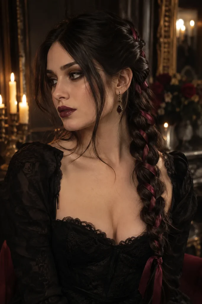 10. Ribbon Laced Braid