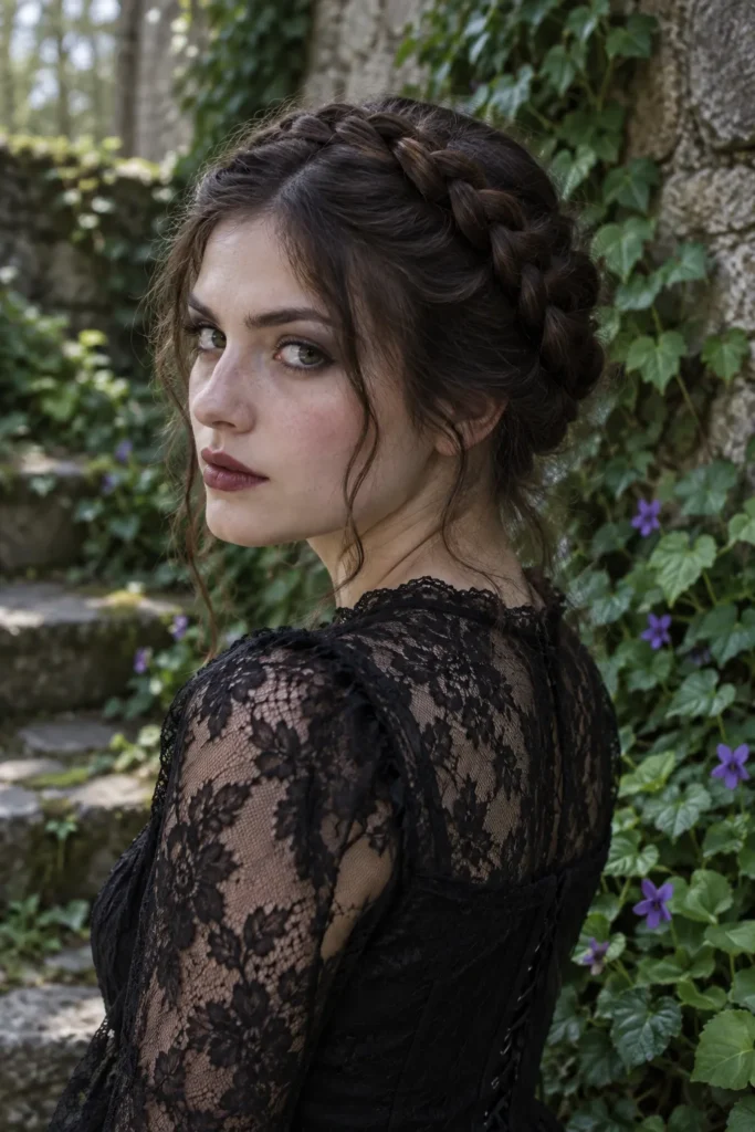 30. Dutch Braid Crown