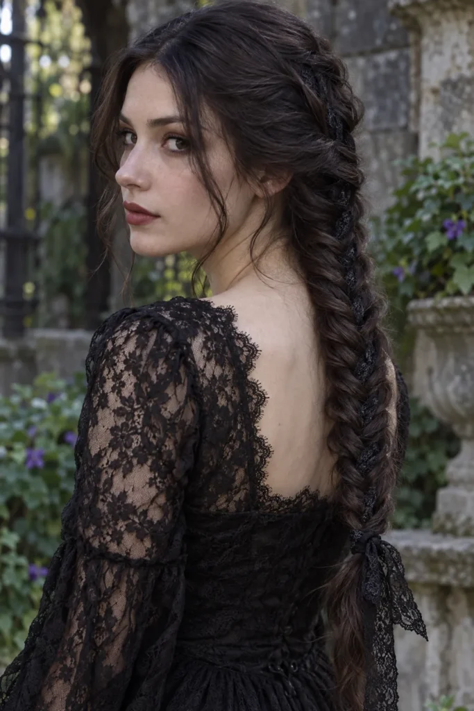 29. Fishtail Braid With Lace