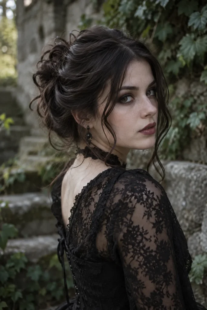 35. Messy Textured Updo