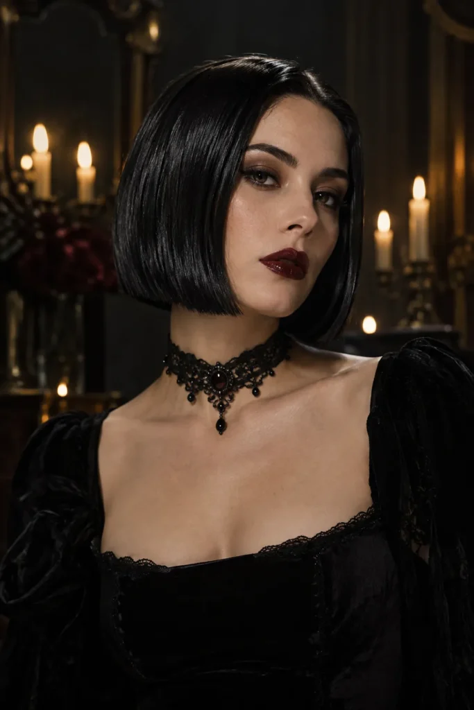 4. Sleek Vampire Bob