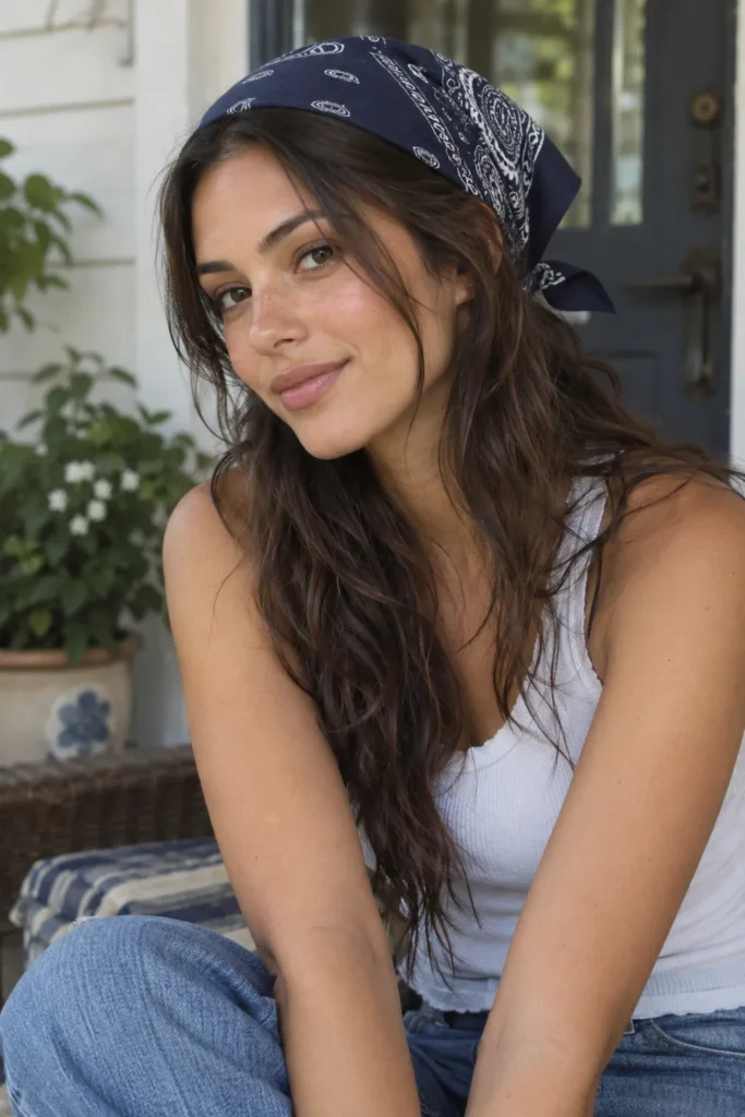 7. Classic Bandana Headband Wrap