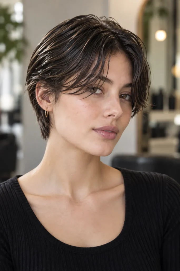 11. Wet Look Curtain Crop