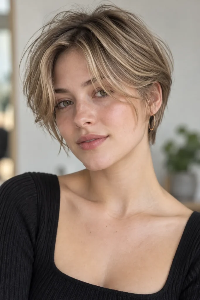5. Curtain Crop For Fine Hair
