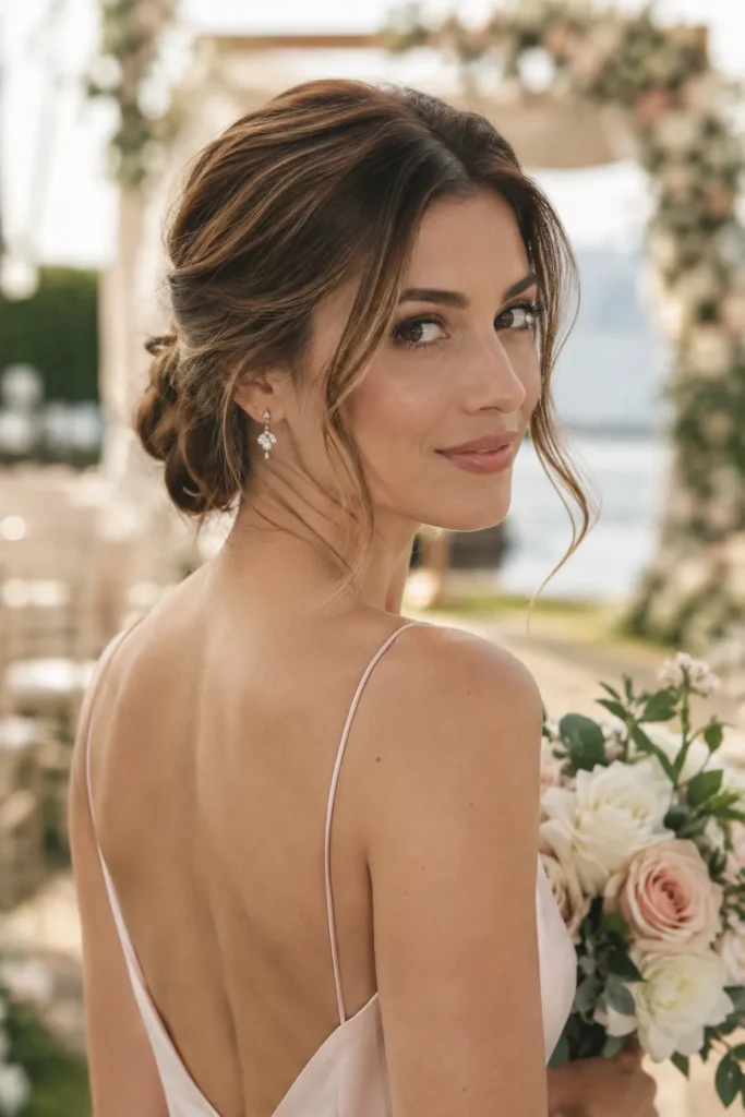 17. Simple Updo For Weddings