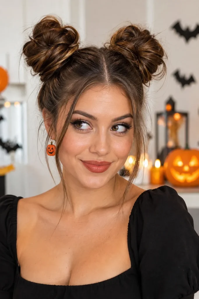 2. Two Space Buns