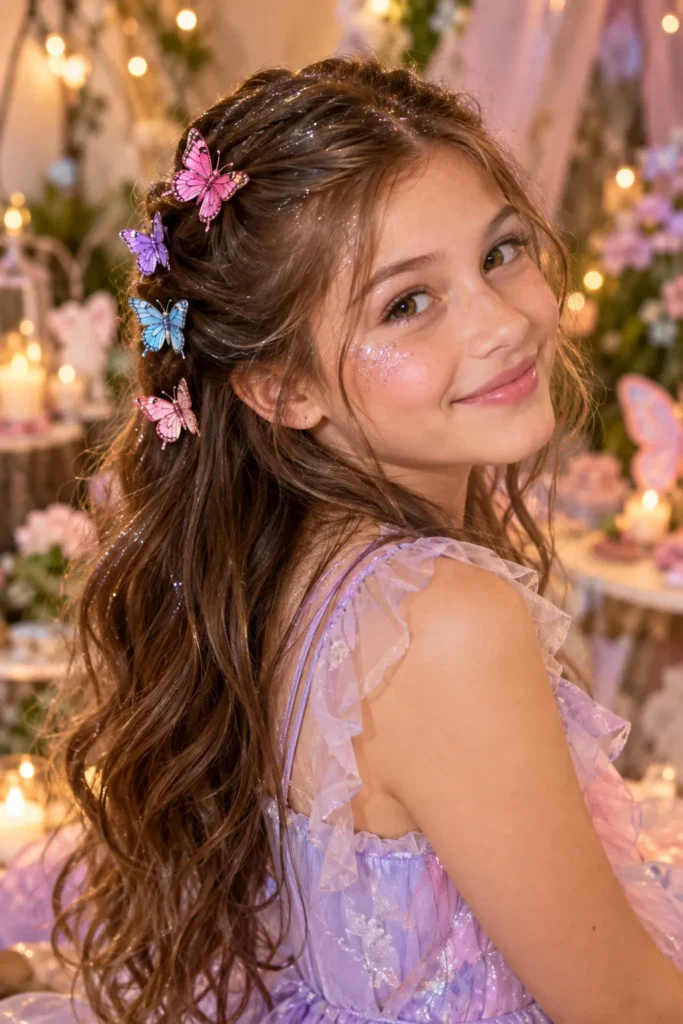 20. Butterfly Clip Fairy Style