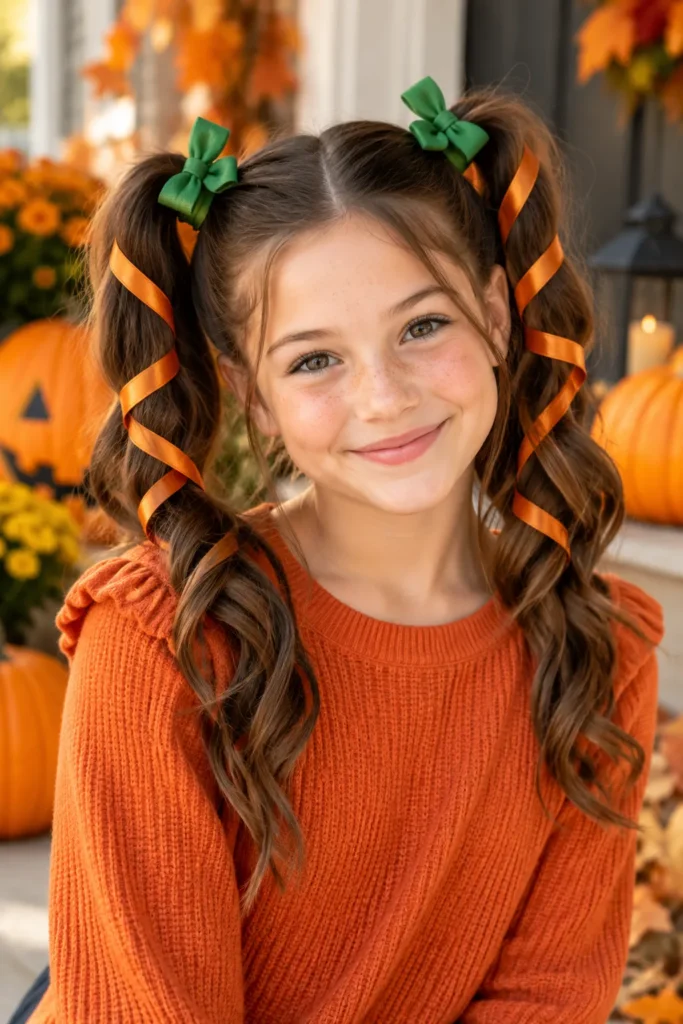 19. Pumpkin Pigtails