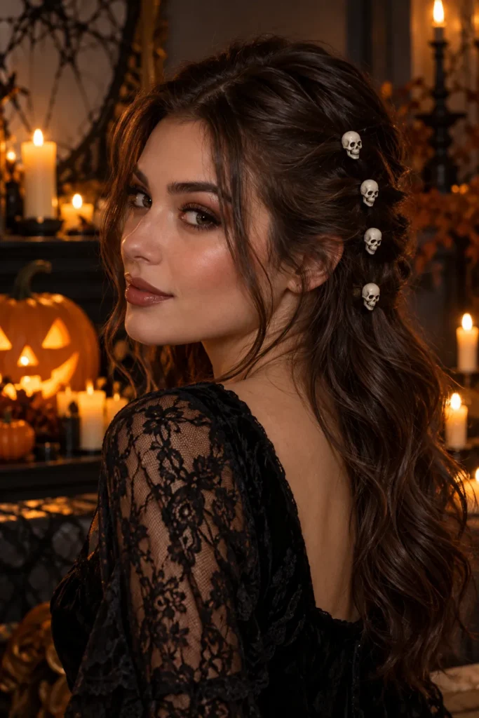 27. Skull Hair Clips
