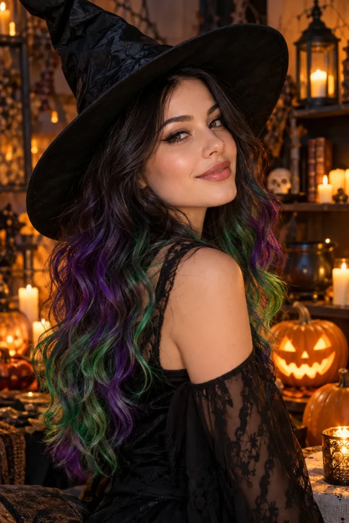26. Purple And Green Witch Spray