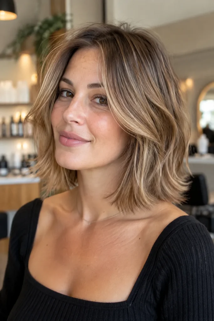 6. Textured Clavi Cut With Feather Ends