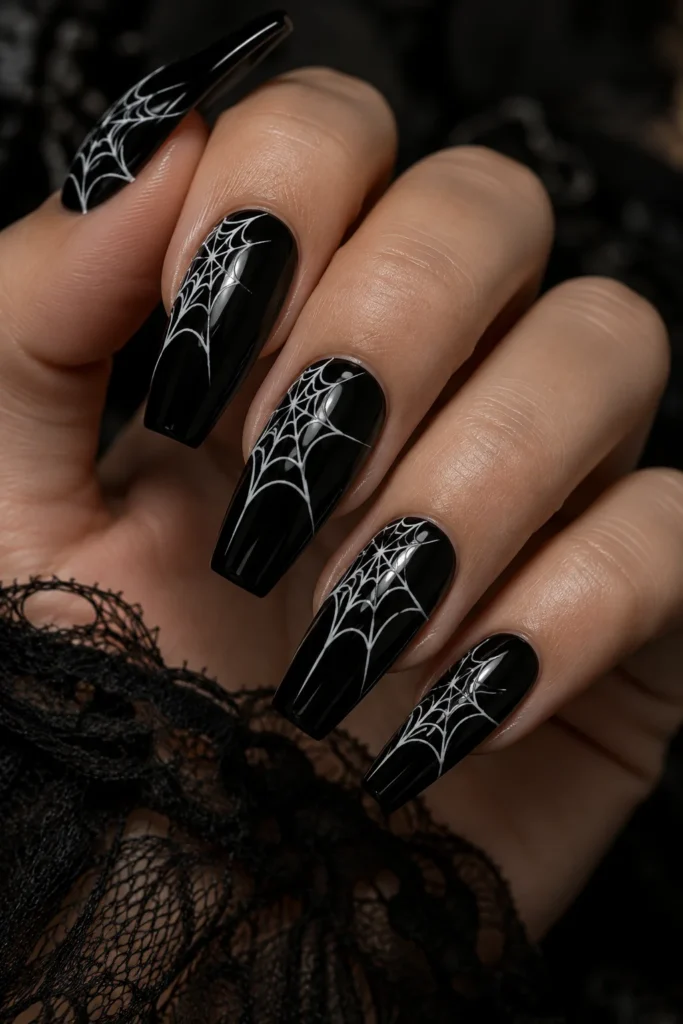 14. Cobweb Lace Halloween