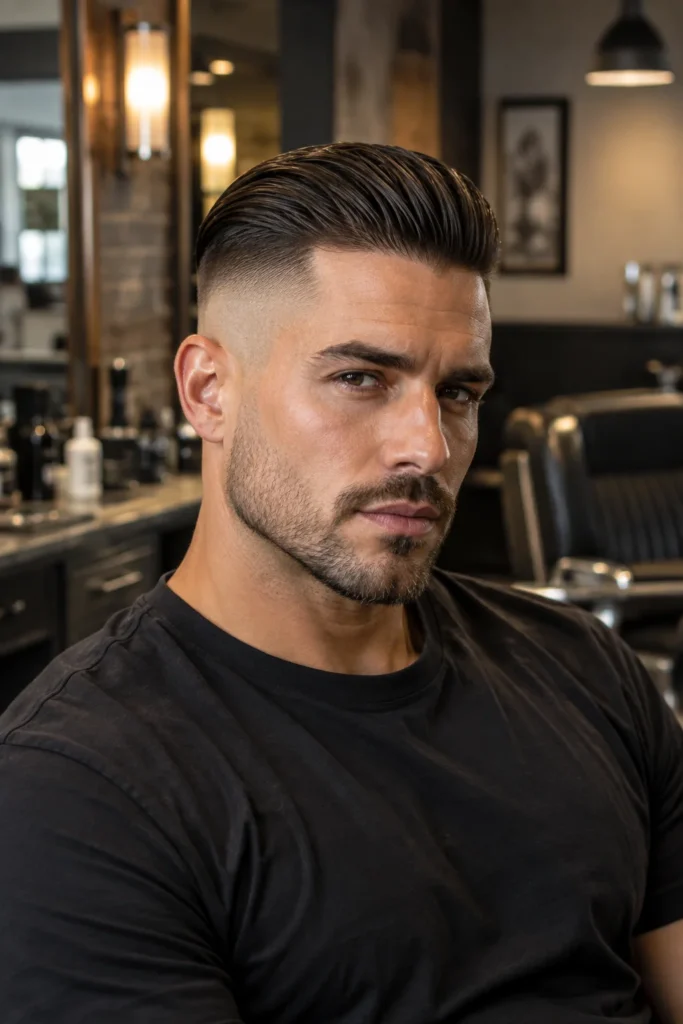 14. High Fade Sharp Slick