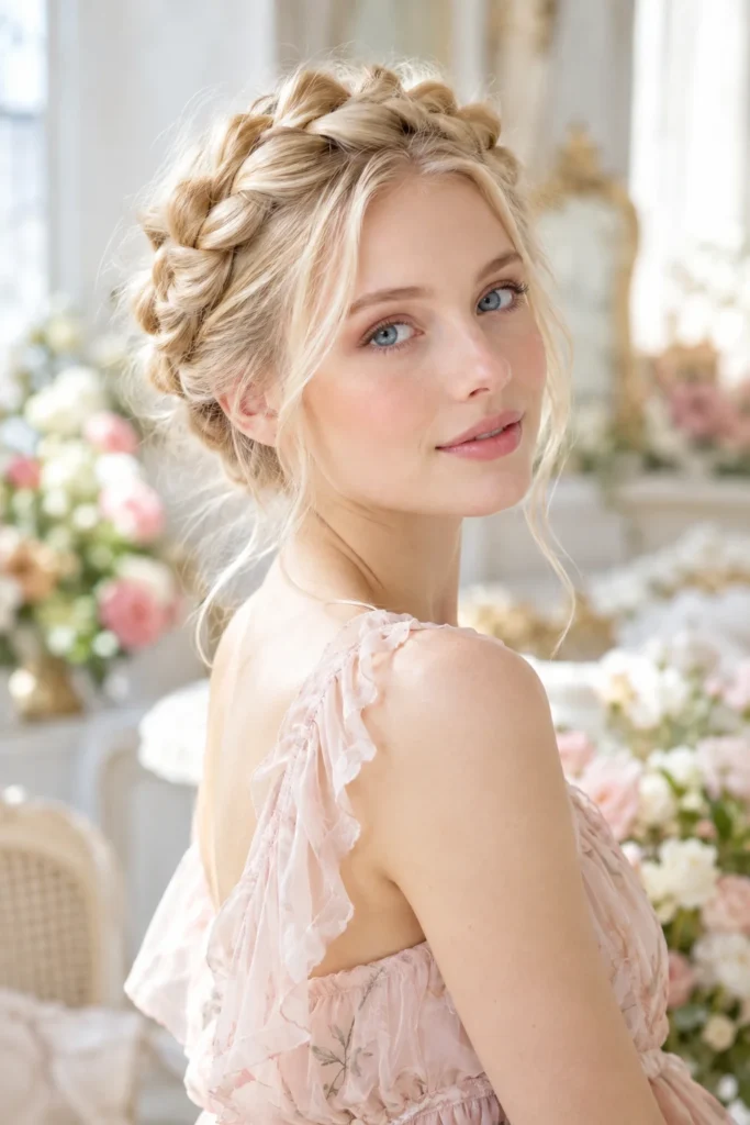 9. Halo Braid For Thin Hair