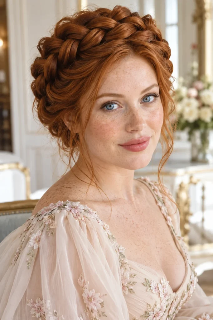 7. Halo Braid For Long Hair