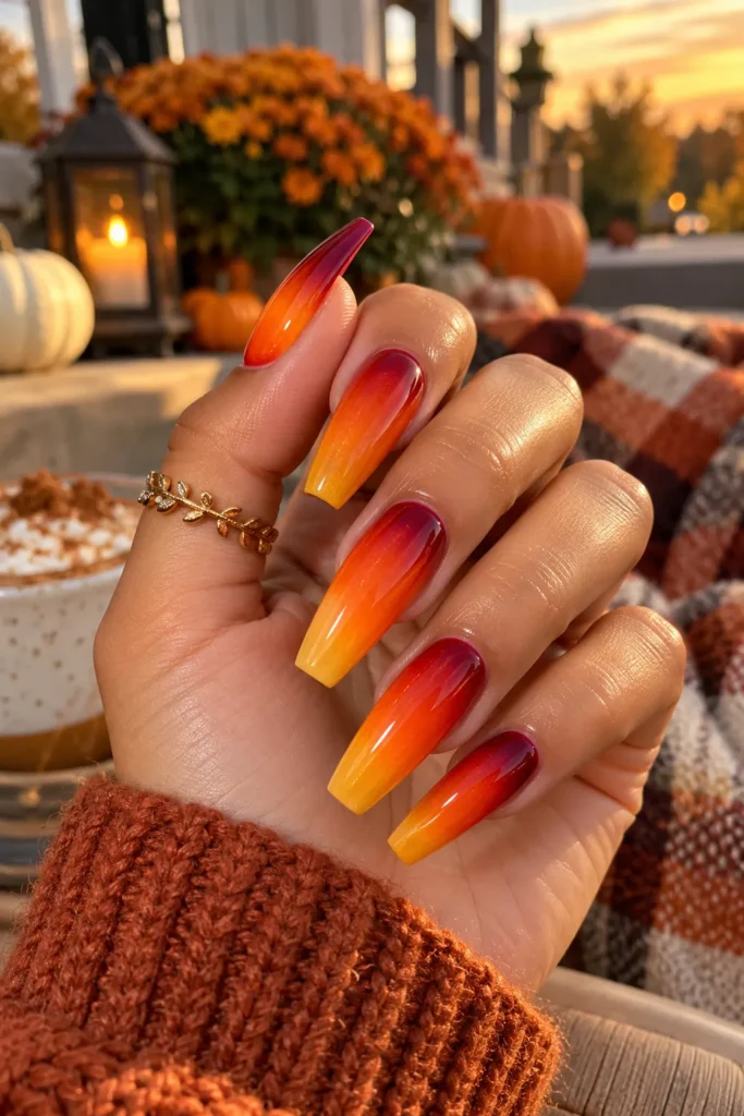 26. Coffin Sunset Ombre