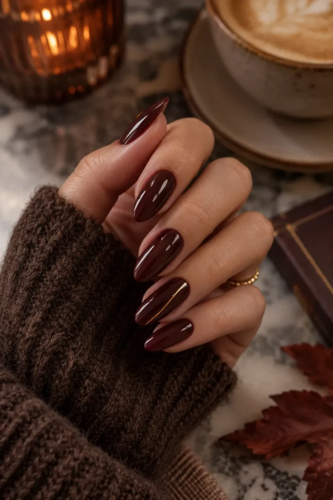 25. Almond Mahogany Shine